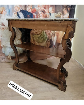 Le village de 58 brocanteurs -  Secrétaire époque Empire en noyer