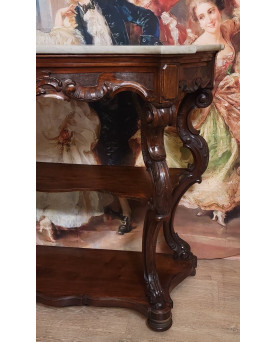 Le village de 58 brocanteurs -  Secrétaire époque Empire en noyer