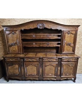 Le village de 58 brocanteurs - Buffet époque Empire en noyer