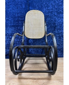 Le village de 58 brocanteurs - FRocking-chair Dans Le Goût De Thonet En Bois Courbé Noirci