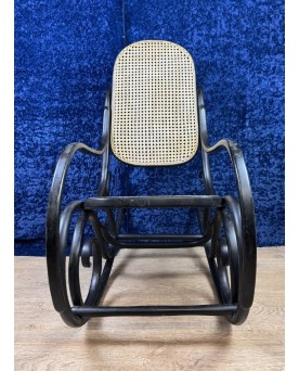 Le village de 58 brocanteurs - FRocking-chair Dans Le Goût De Thonet En Bois Courbé Noirci