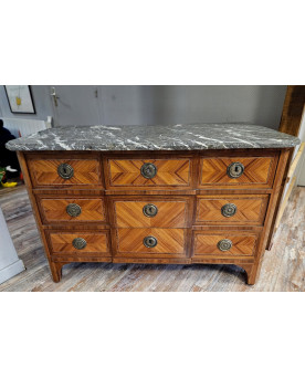 Le village de 58 brocanteurs - Buffet époque Empire en noyer