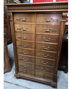 Le village de 58 brocanteurs - Buffet époque Empire en noyer