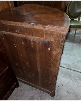 Le village de 58 brocanteurs - Encoignure époque Napoléon III en acajou