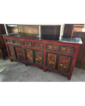 Le village de 58 brocanteurs - Buffet époque Empire en noyer
