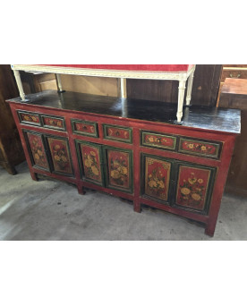 Le village de 58 brocanteurs - Buffet époque Empire en noyer