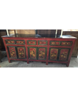 Le village de 58 brocanteurs - Buffet époque Empire en noyer