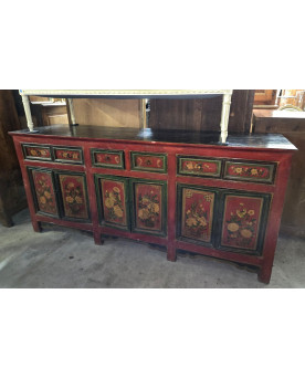 Le village de 58 brocanteurs - Buffet époque Empire en noyer