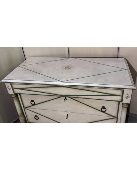 Le village de 58 brocanteurs - Buffet époque Empire en noyer