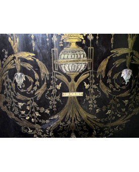 Le village de 58 brocanteurs - Buffet époque Empire en noyer