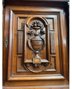 Le village de 58 brocanteurs - Buffet époque Empire en noyer