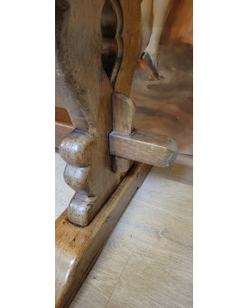 Le village de 58 brocanteurs -Grande table de ferme ou monastére en chene massif