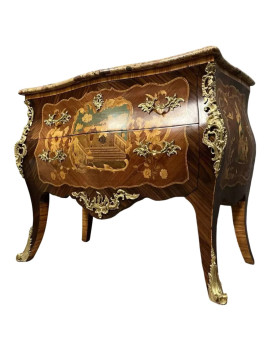Le village de 58 brocanteurs - Buffet époque Empire en noyer