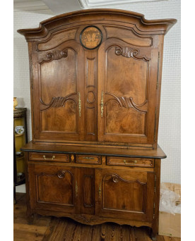 Le village de 58 brocanteurs - Buffet époque Empire en noyer