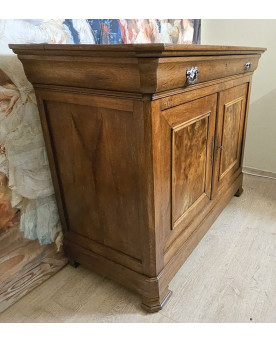 Le village de 58 brocanteurs - Buffet époque Empire en noyer