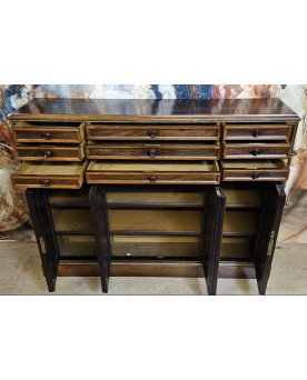 Le village de 58 brocanteurs - Buffet époque Empire en noyer
