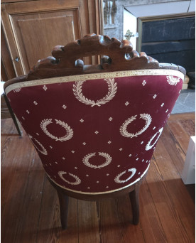 Le village de 58 brocanteurs -  Vitrine Venitienne en bois peint