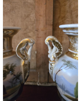 Le village de 58 brocanteurs - Buffet époque Empire en noyer