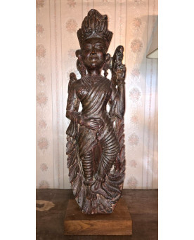 Le village de 58 brocanteurs - Sculpture en bronze – Figure religieuse orientalisante Époque : XIXe siècle Bois sculpté Hauteur