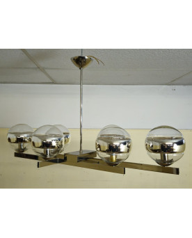 Le village de 58 brocanteurs - Gaétano Sciolari Milan : Lustre vintage design années 1970