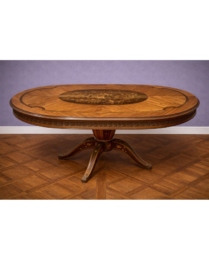 Le village de 58 brocanteurs -  Vitrine Venitienne en bois peint