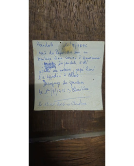 Le village de 58 brocanteurs - Grande horloge comtoise ancienne – XIXe siècle – Meuble en bois massif