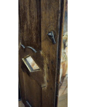 Le village de 58 brocanteurs -  Vitrine Venitienne en bois peint