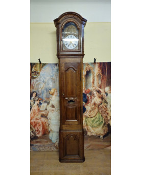 Le village de 58 brocanteurs - Grande horloge comtoise ancienne – XIXe siècle – Meuble en bois massif