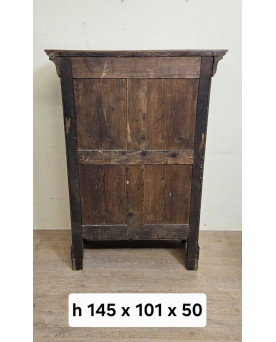 Le village de 58 brocanteurs -  Vitrine Venitienne en bois peint