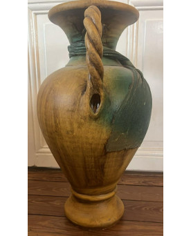 Le village de 58 brocanteurs - Très grand vase décoratif en céramique, au style antique/méditerranéen