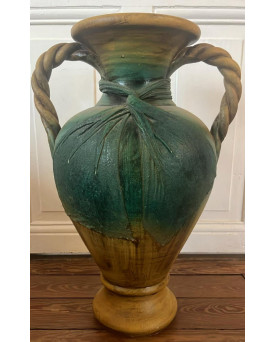 Le village de 58 brocanteurs - Très grand vase décoratif en céramique, au style antique/méditerranéen