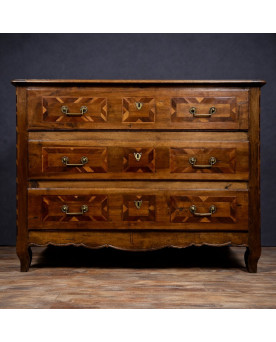 Le village de 58 brocanteurs -  Vitrine Venitienne en bois peint