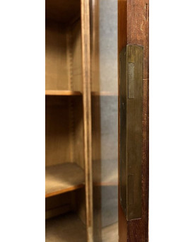 Le village de 58 brocanteurs - Bibliothèque Parisienne Louis XVI en bois précieux et bronzes dorés