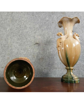 Le village de 58 brocanteurs - Importante étagère ou Bibus en bois laqué