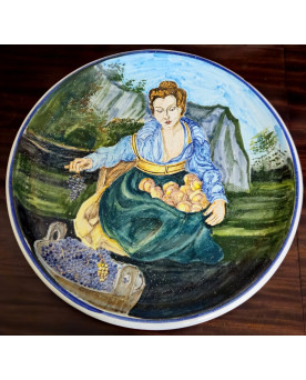 Le village de 58 brocanteurs - Importante étagère ou Bibus en bois laqué