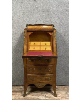 Le village de 58 brocanteurs - Importante étagère ou Bibus en bois laqué