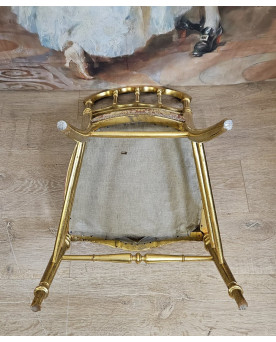 Le village de 58 brocanteurs - Importante étagère ou Bibus en bois laqué