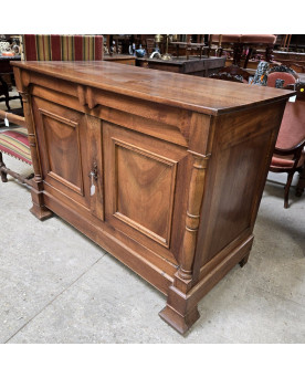 Le village de 58 brocanteurs - buffet époque Empire en noyer