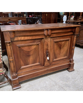 Le village de 58 brocanteurs - buffet époque Empire en noyer