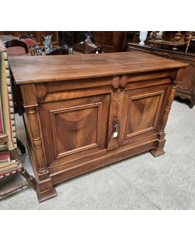 Le village de 58 brocanteurs - buffet époque Empire en noyer