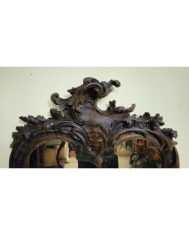 Le village de 58 brocanteurs -  Secrétaire époque Empire en noyer
