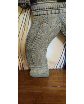 Le village de 58 brocanteurs - Sculpture ancienne en bois – Divinité Indonesienne finement sculptée - XIXeme