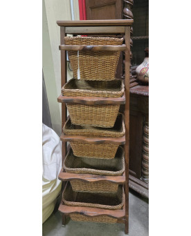 Le village de 58 brocanteurs - Buffet époque Empire en noyer