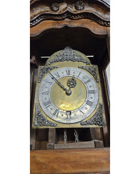 Le village de 58 brocanteurs - Importante horloge de parquet – époque XVIIIe siècle - mécanique trés interessante