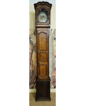 Le village de 58 brocanteurs - Importante horloge de parquet – époque XVIIIe siècle - mécanique trés interessante