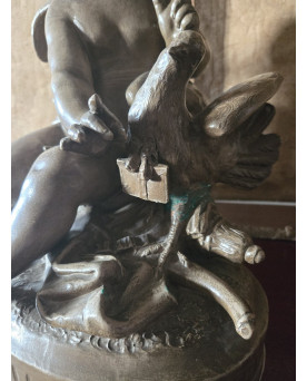 Le village de 58 brocanteurs - Importante étagère ou Bibus en bois laqué