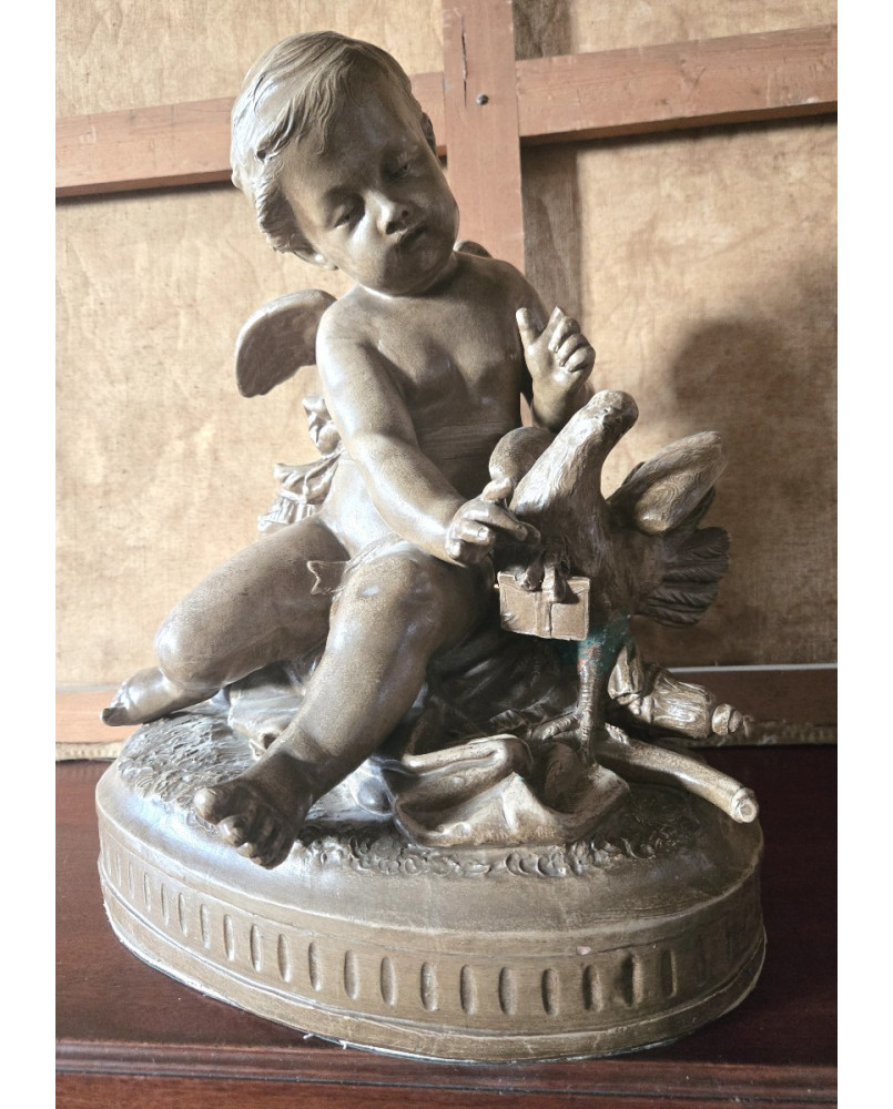 Le village de 58 brocanteurs - Importante étagère ou Bibus en bois laqué