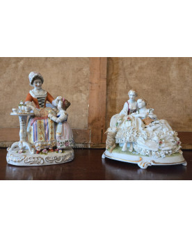 Le village de 58 brocanteurs - Buffet époque Empire en noyer