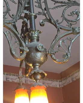 Le village de 58 brocanteurs - Buffet époque Empire en noyer