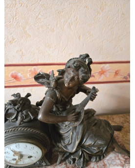 Le village de 58 brocanteurs - Buffet époque Empire en noyer